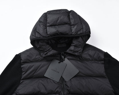 Hybrid Knit Sleeve Down Jacket