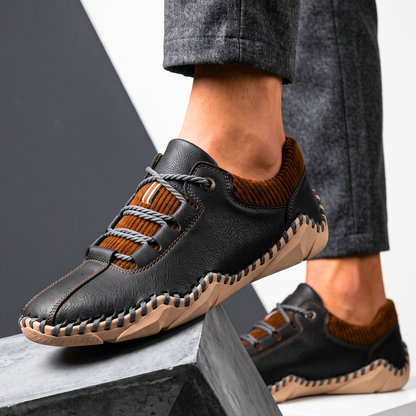 Bramwell Corduroy-Trim Sneakers