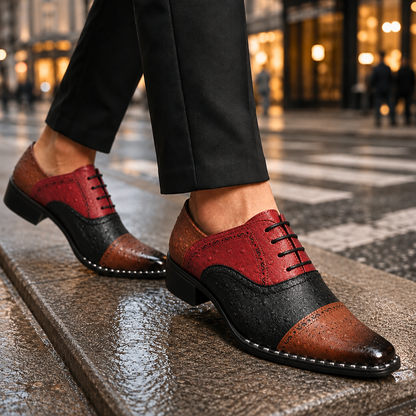 Salvatoro Tri-Tone Oxfords