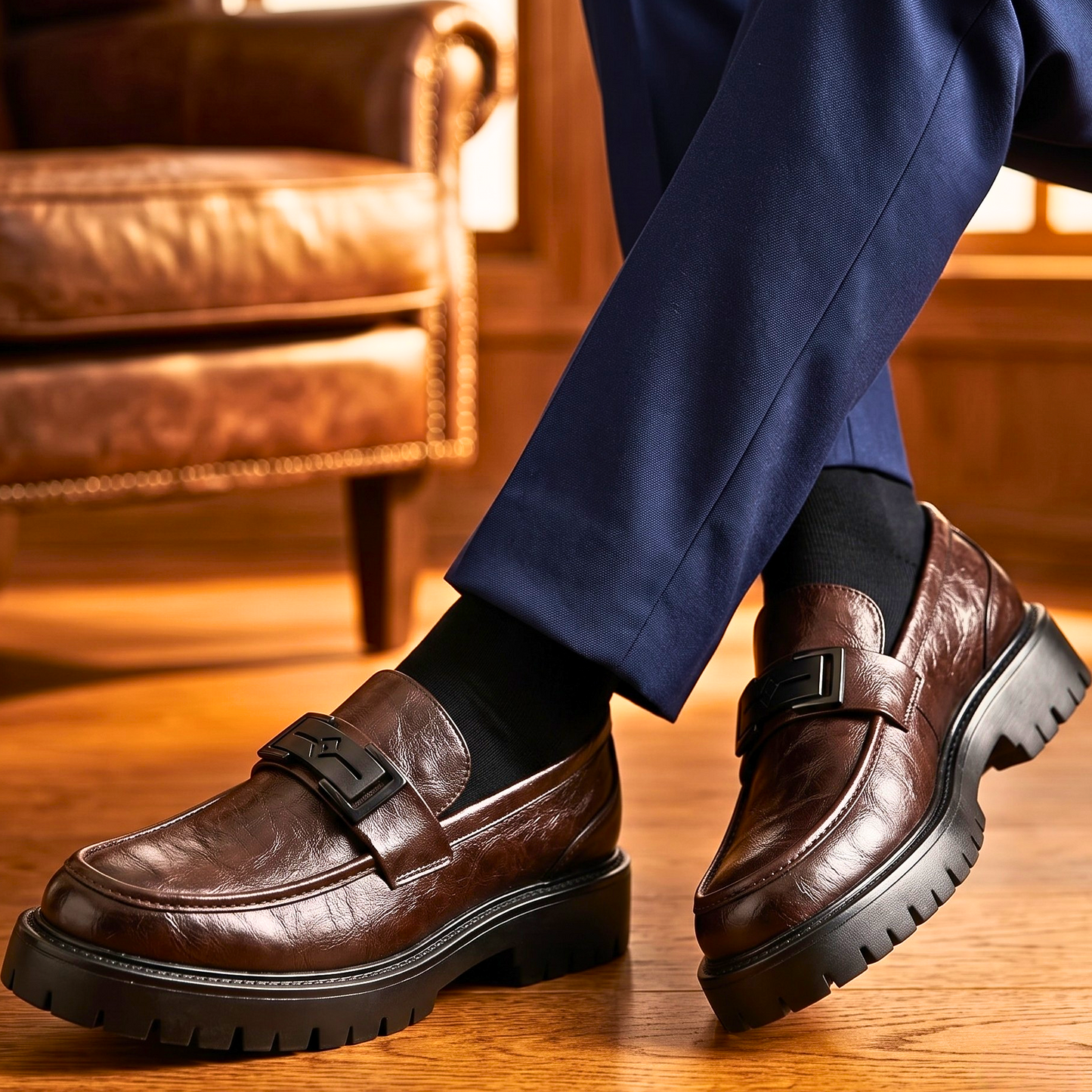 Chunky Leather Loafer