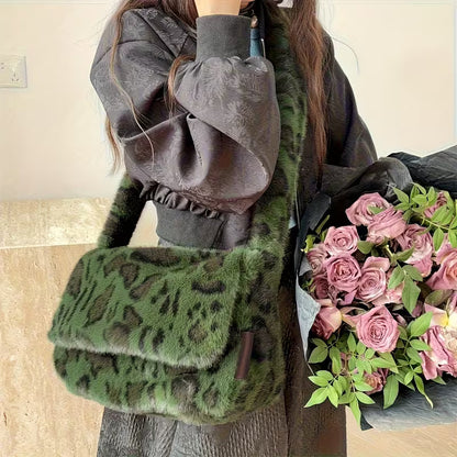 Wildcat Faux Fur Crossbody Bag