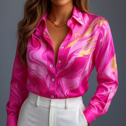 Callista Satin Flow Shirt