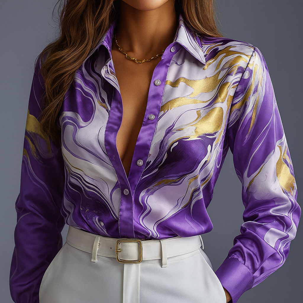 Callista Satin Flow Shirt