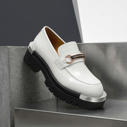 Blanc Monolith Platform Loafer