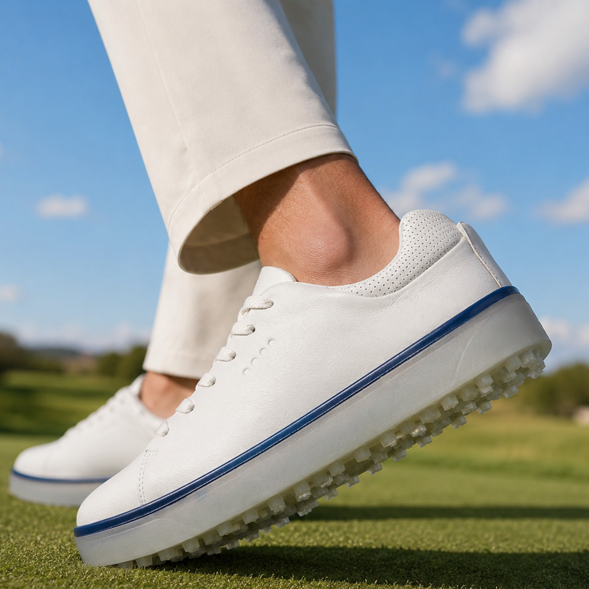 Parcours Noir Gold Golf Shoes