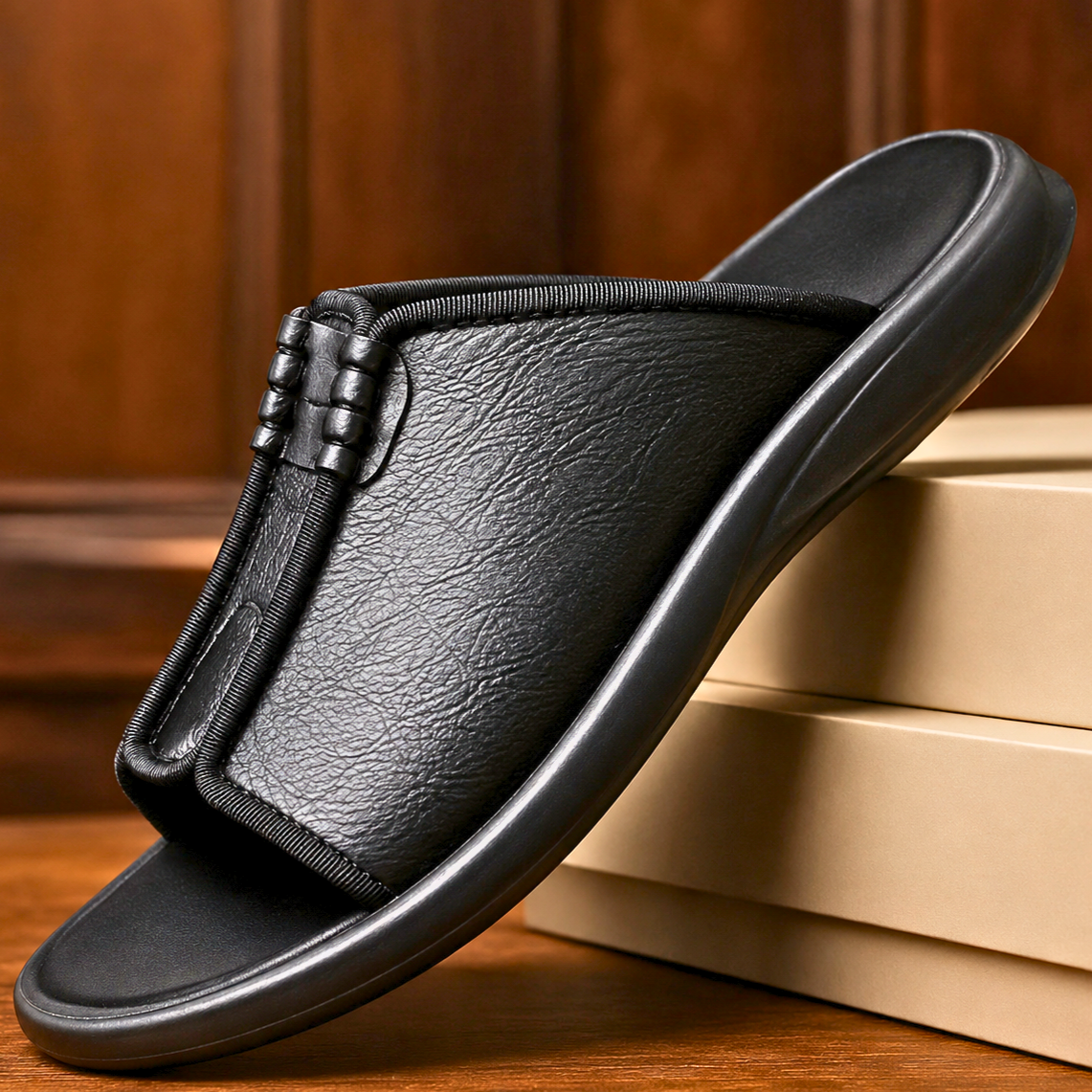 Camden Pillow-Sole Zip-Accent Slide
