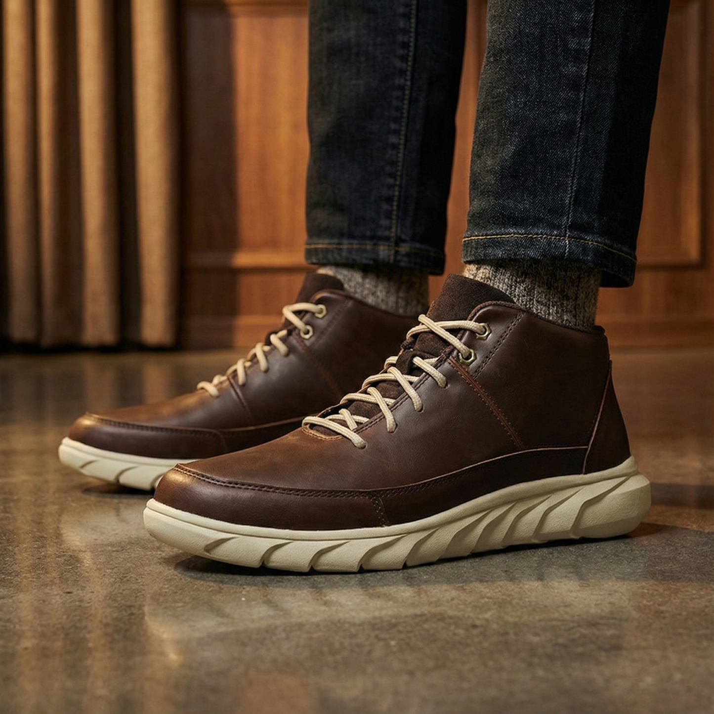 Horizon Leather Chukka