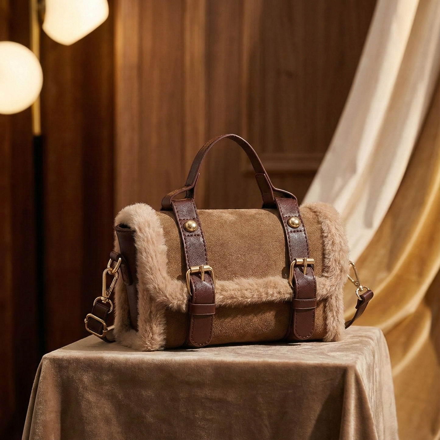 Alpine Luxe Crossbody Satchel