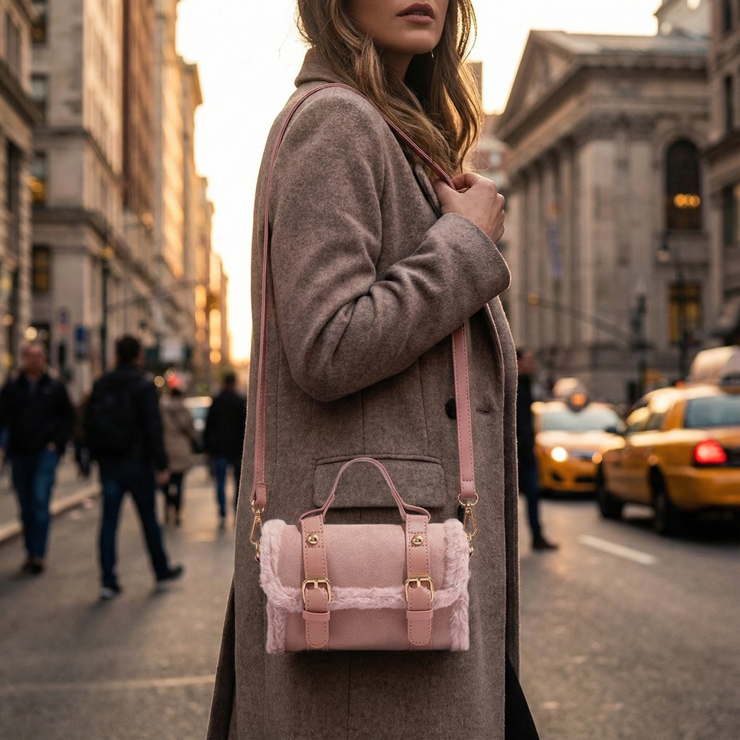 Alpine Luxe Crossbody Satchel