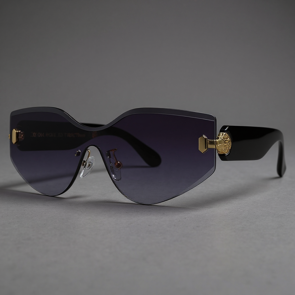 Amethyst Wave Frameless Shield