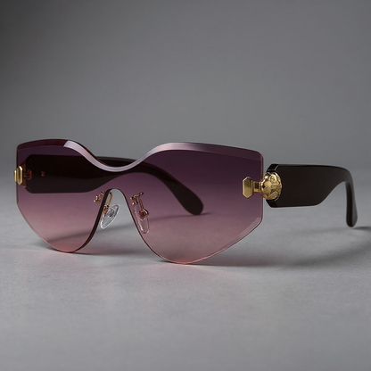 Amethyst Wave Frameless Shield