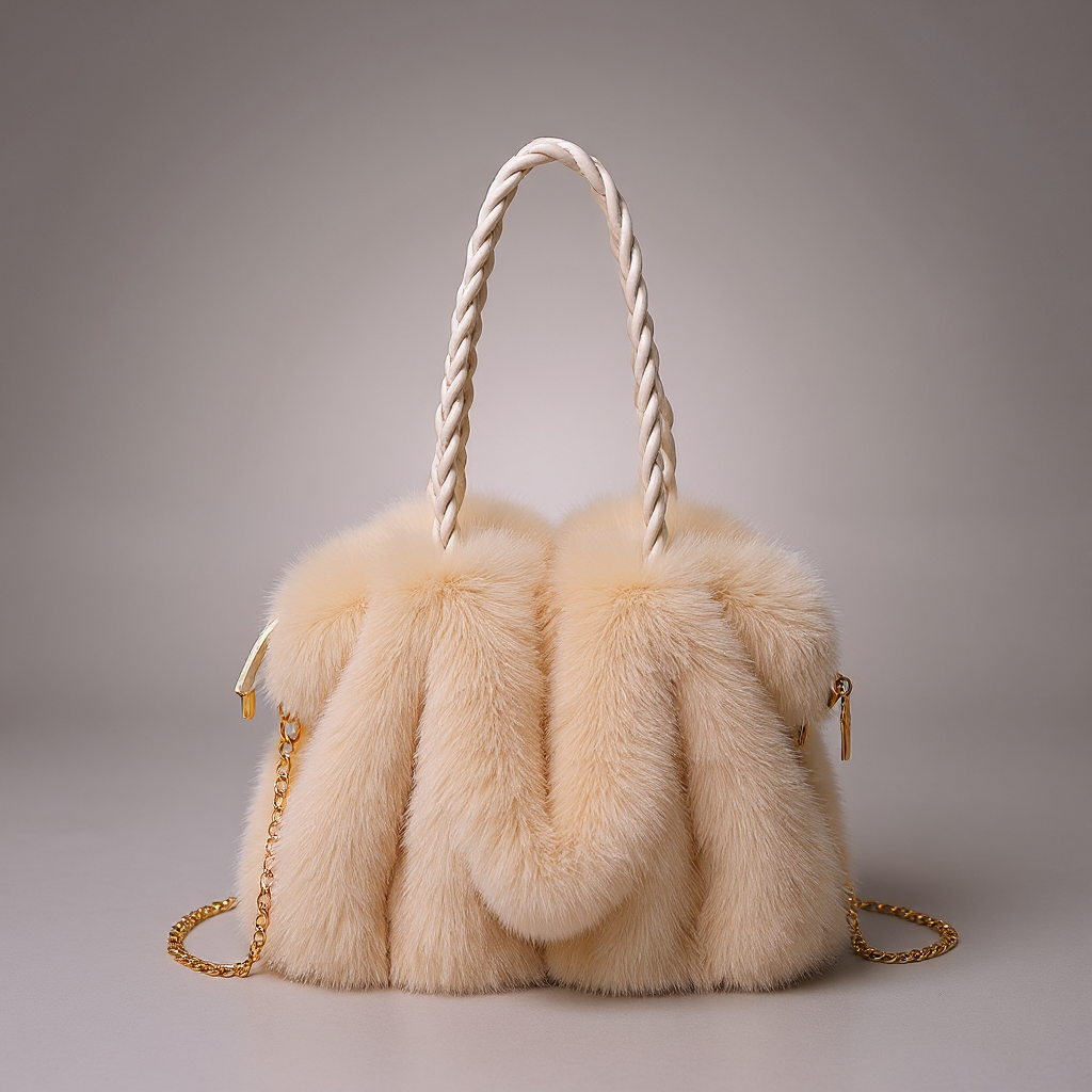 Delphine Faux Fur Tote