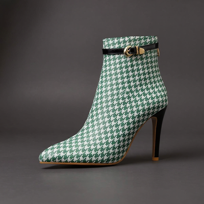 Savile Patterned Heel Boot