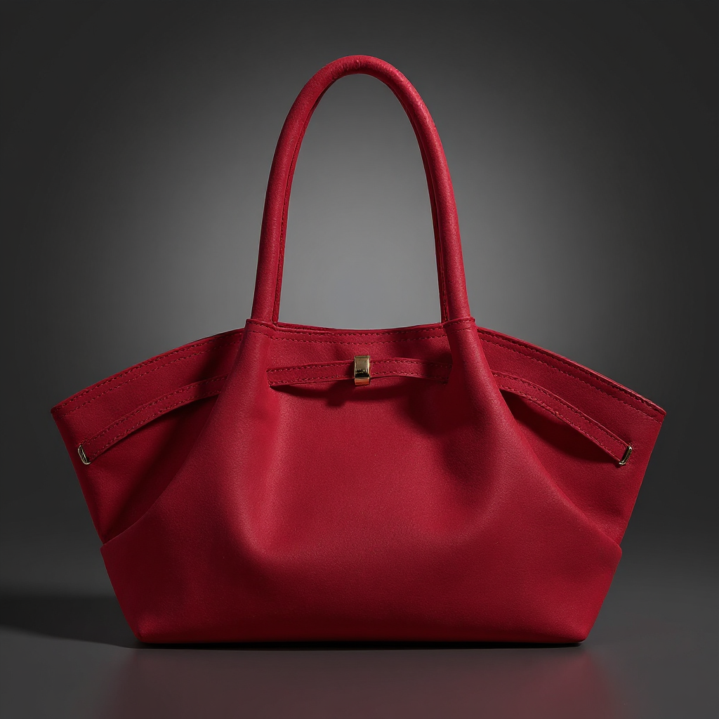 Sculptural Leather Handbag