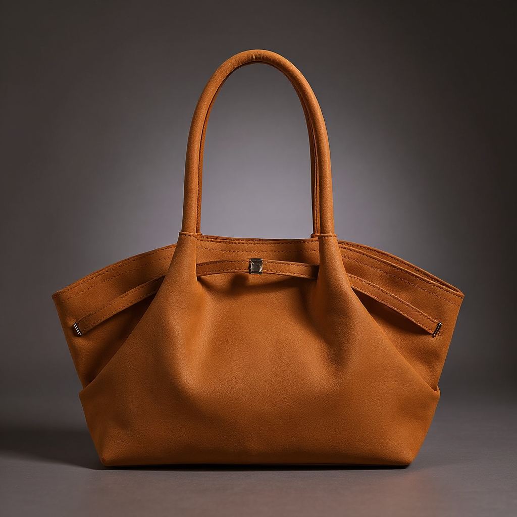 Sculptural Leather Handbag