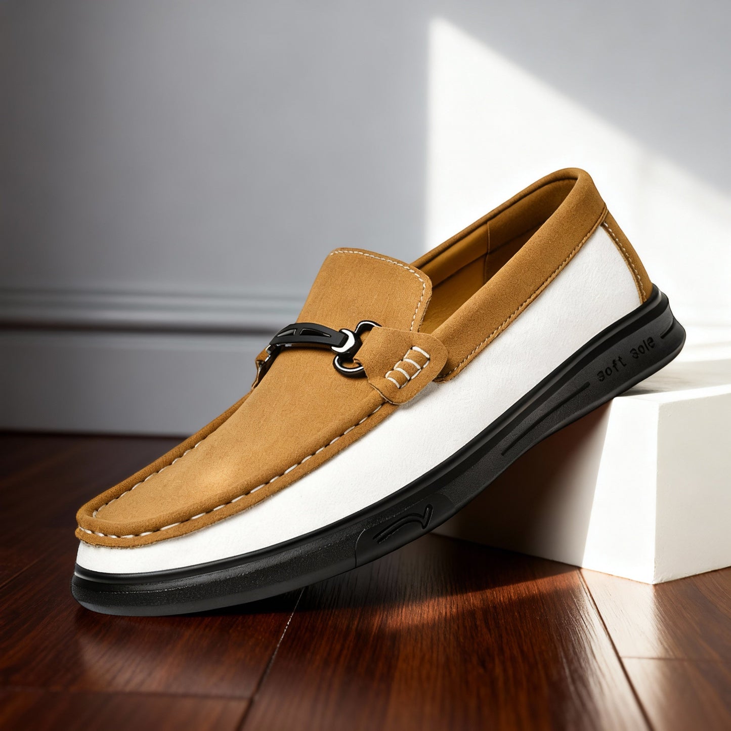 The Modernist Two-Tone Loafers
