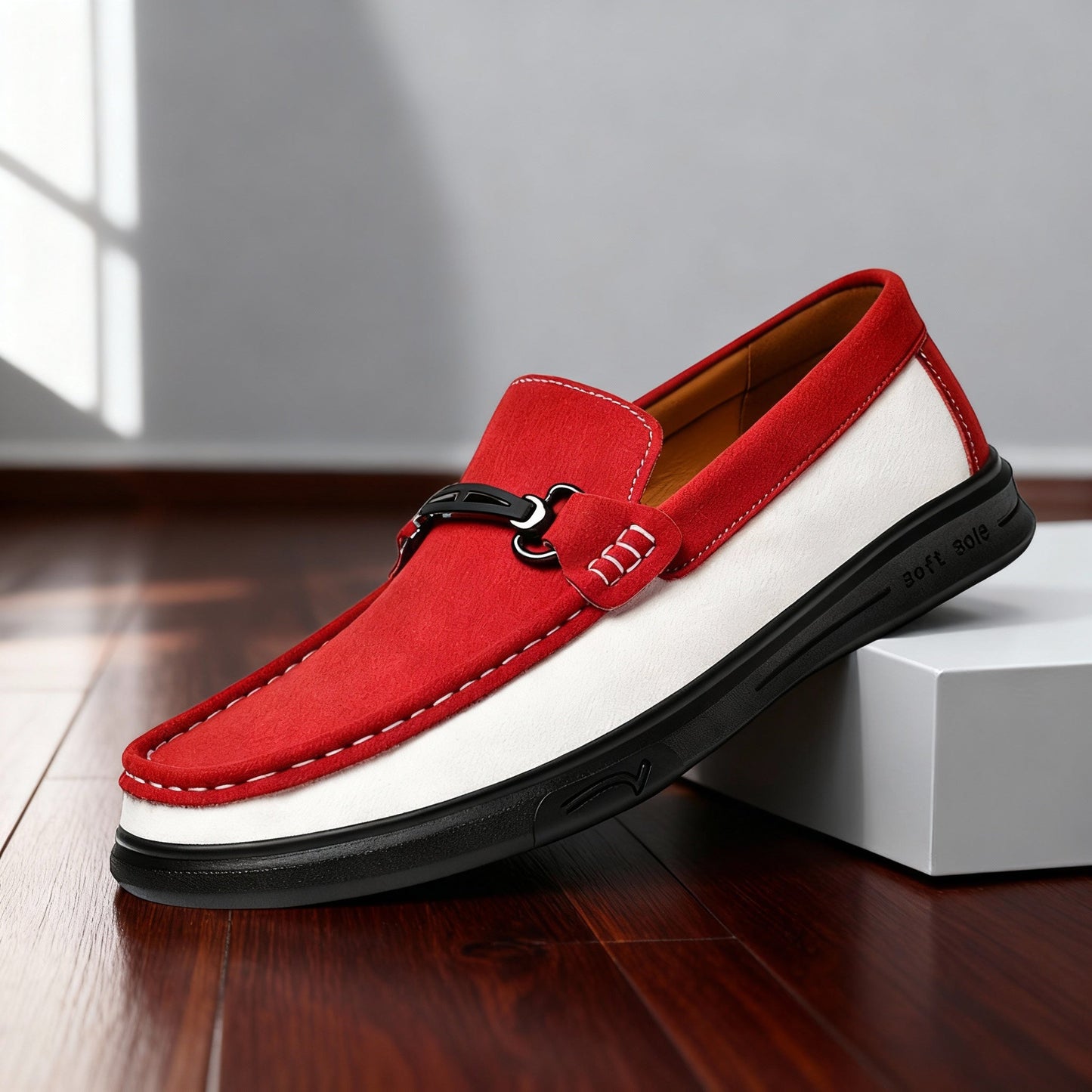 The Modernist Two-Tone Loafers