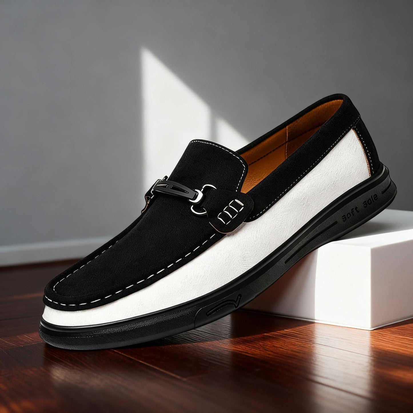 The Modernist Two-Tone Loafers