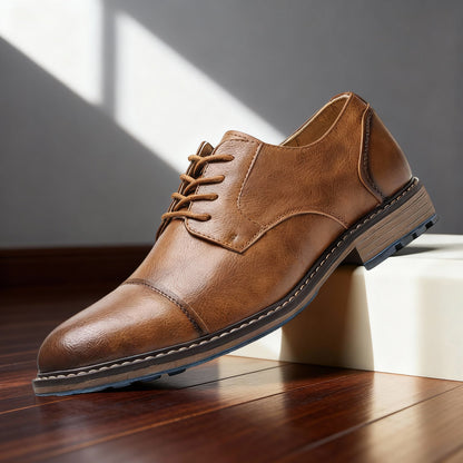 Signature Dress Shoe with Textured Leather Finish