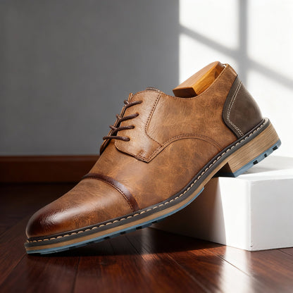 Signature Dress Shoe with Textured Leather Finish