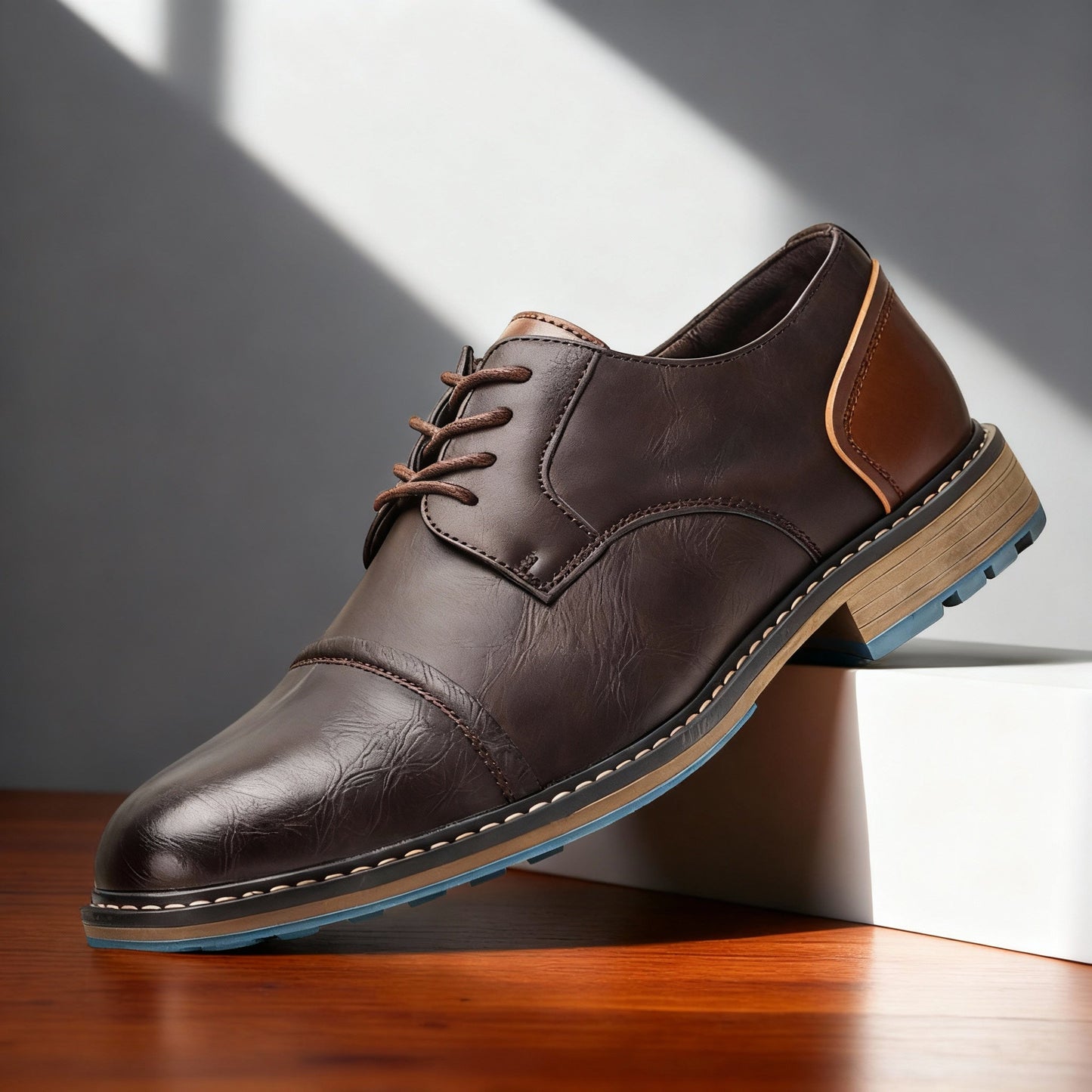 Signature Dress Shoe with Textured Leather Finish