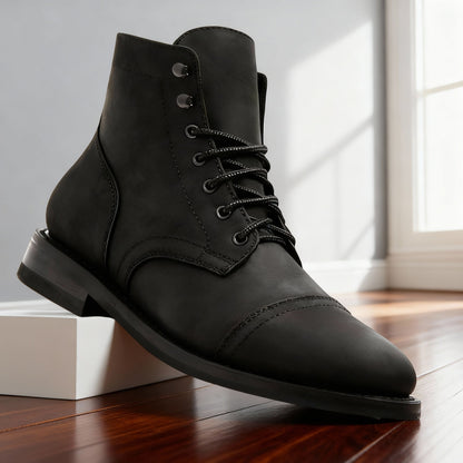 Heritage Cap-Toe Lace-Up Boot