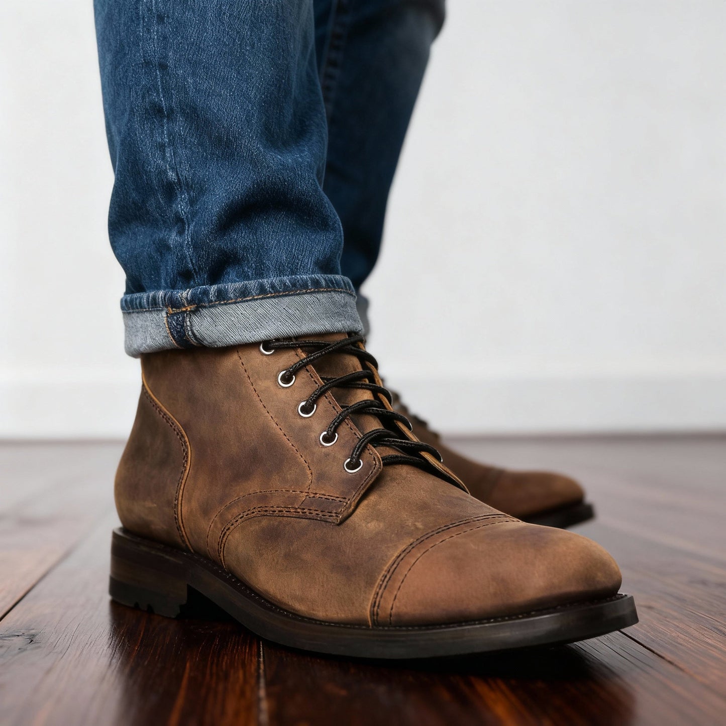Heritage Cap-Toe Lace-Up Boot