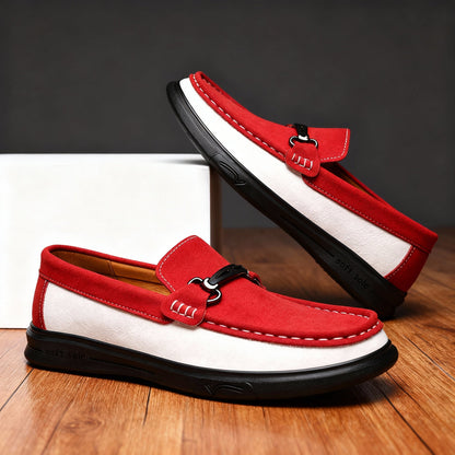 The Modernist Two-Tone Loafers