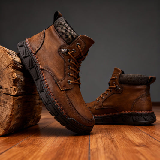 Trailmaster Leather Moc-Toe Boots
