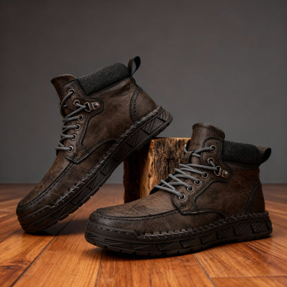 Trailmaster Leather Moc-Toe Boots