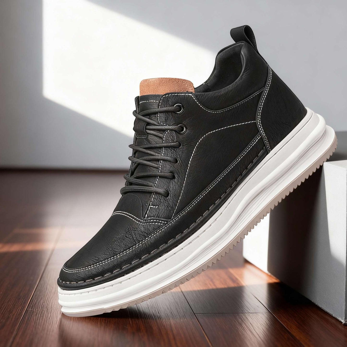 Nubuck Terracotta-Tab Trainer