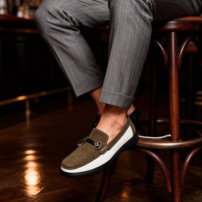 The Modernist Two-Tone Loafers
