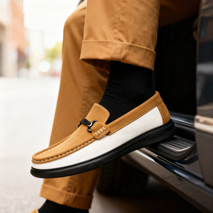 The Modernist Two-Tone Loafers