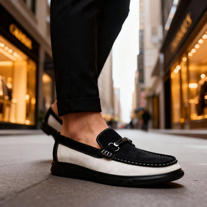 The Modernist Two-Tone Loafers