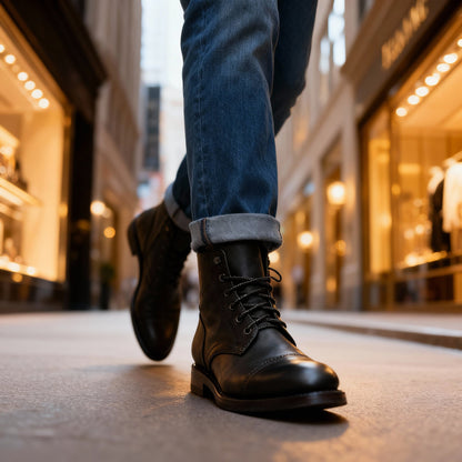 Heritage Cap-Toe Lace-Up Boot