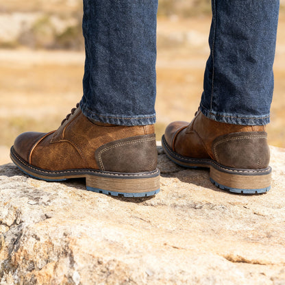 Signature Dress Shoe with Textured Leather Finish