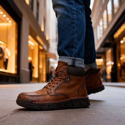 Trailmaster Leather Moc-Toe Boots