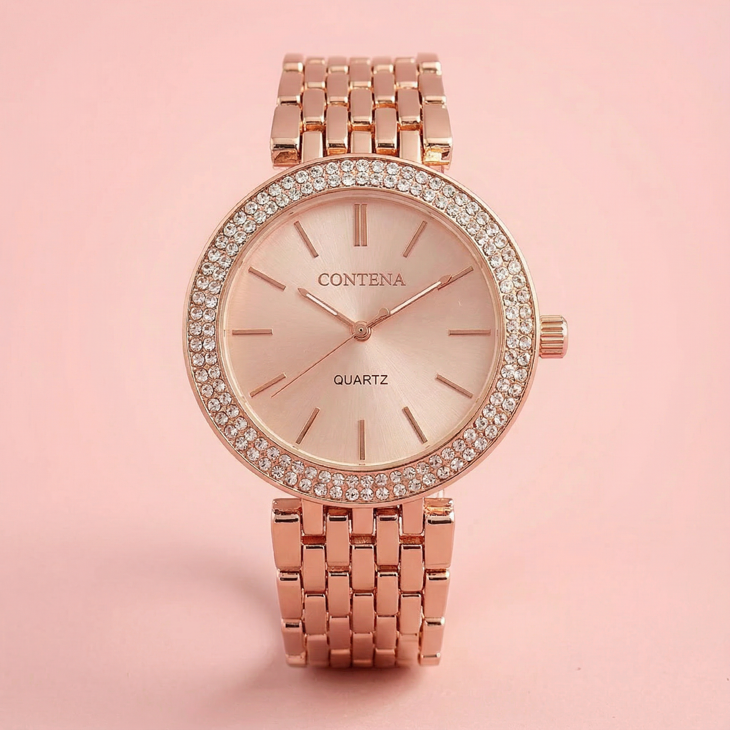 The Luminous Link Bracelet Watch