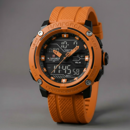 The Apex Chronograph – Dual-Display Sports Timepiece