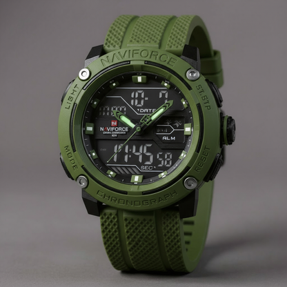The Apex Chronograph – Dual-Display Sports Timepiece