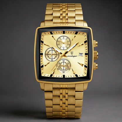 Executive Square Face Timepiece