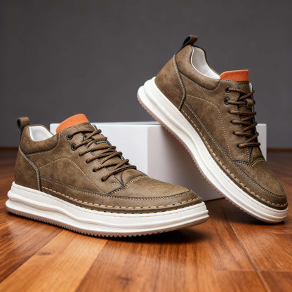 Nubuck Terracotta-Tab Trainer