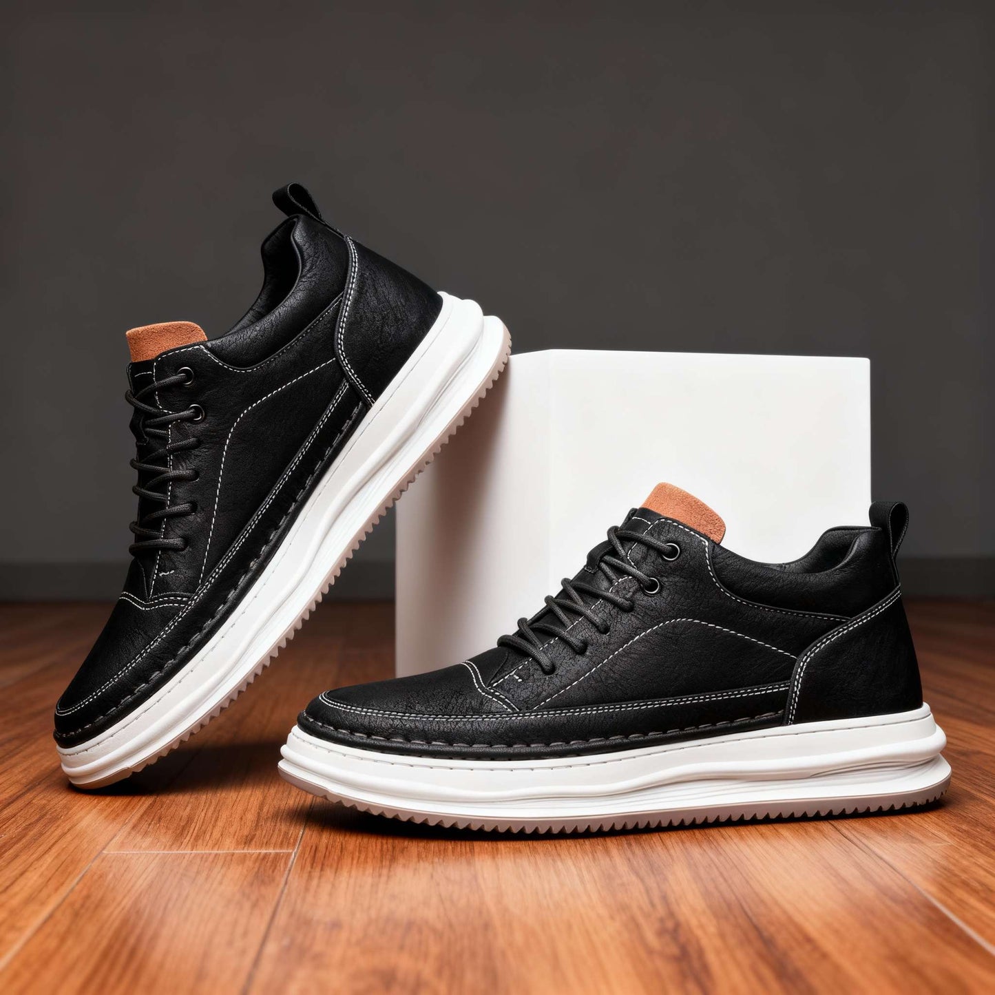 Nubuck Terracotta-Tab Trainer