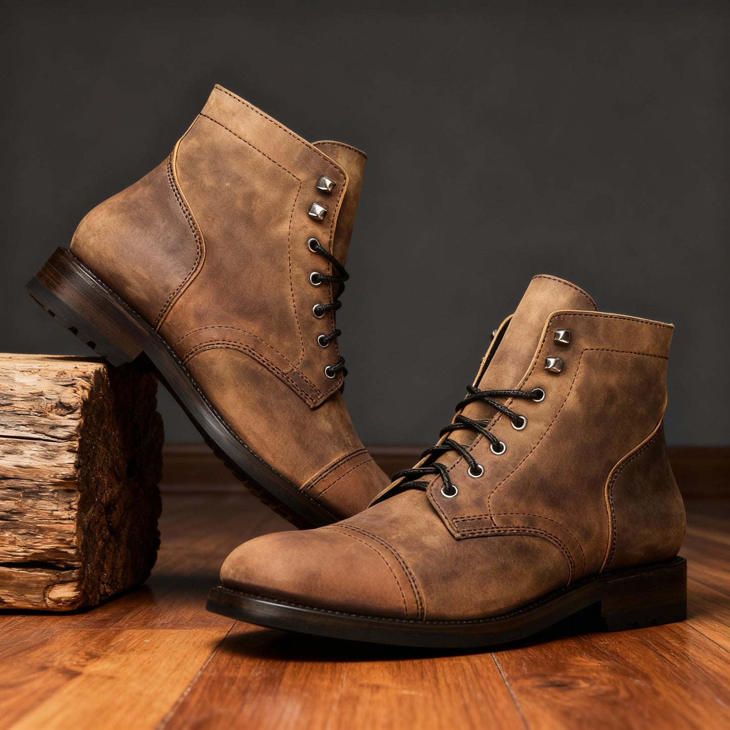 Heritage Cap-Toe Lace-Up Boot