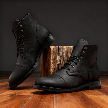 Heritage Cap-Toe Lace-Up Boot