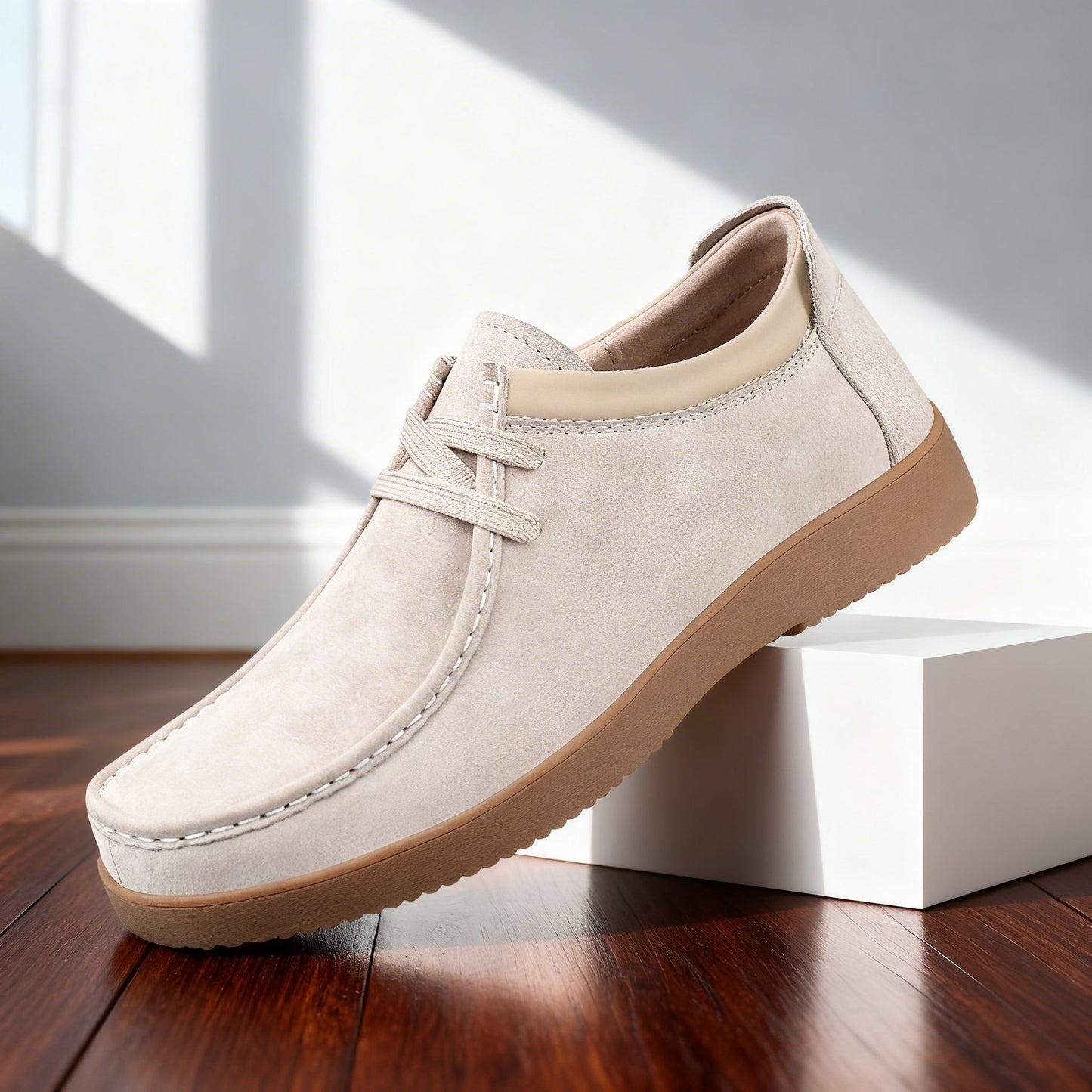 Le Nomade Suede Wallabee Lace Shoes