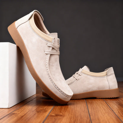 Le Nomade Suede Wallabee Lace Shoes