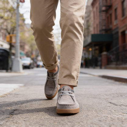 Le Nomade Suede Wallabee Lace Shoes