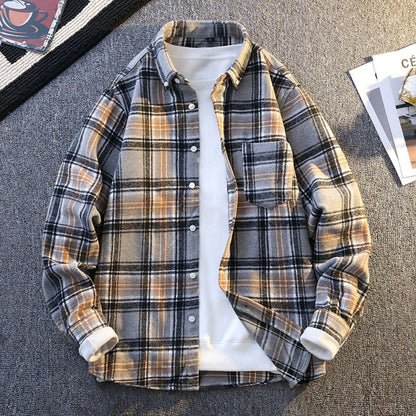 Cashmere-Blend Lumber Jacket