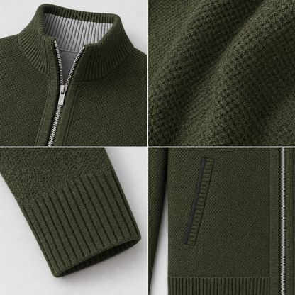 Brera Stand-Collar Cardigan
